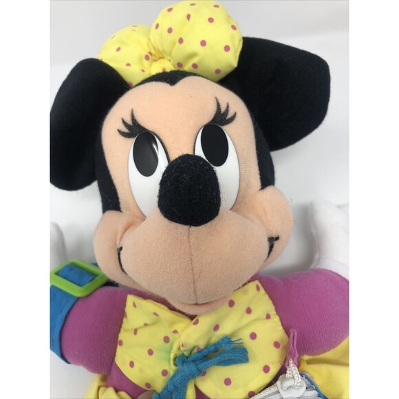 Disney Minnie Mouse Fanny Pack & Watch 13" Plush Doll Sensory Toy Stuffed Animal - Picture 7 of 7